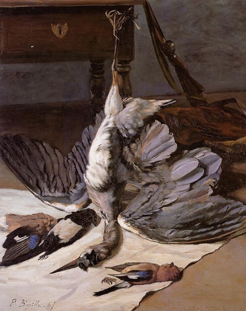 Frederic Bazille Still Life with Heron